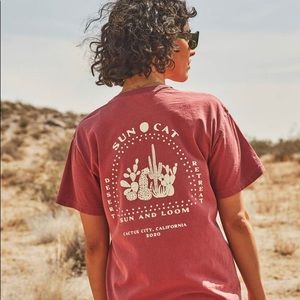 Sun and Loom dropped shoulders boxy-fit tee